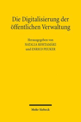 bokomslag Die Digitalisierung der öffentlichen Verwaltung