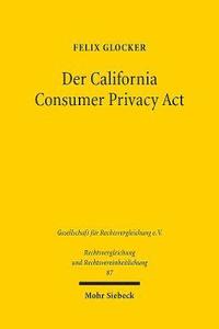 bokomslag Der California Consumer Privacy Act
