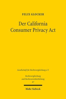 Der California Consumer Privacy Act 1