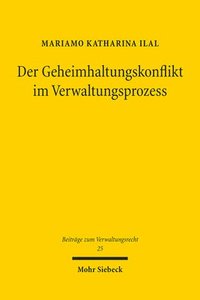 bokomslag Der Geheimhaltungskonflikt im Verwaltungsprozess