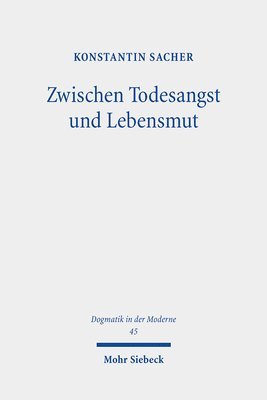bokomslag Sacher, K: Zwischen Todesangst und Lebensmut