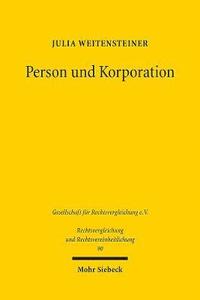 bokomslag Person und Korporation