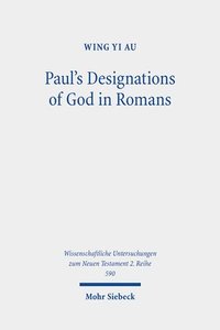 bokomslag Paul's Designations of God in Romans