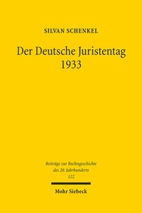 bokomslag Der Deutsche Juristentag 1933