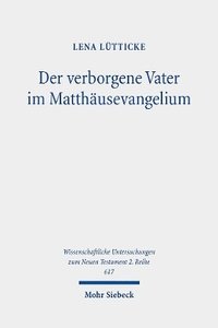 bokomslag Der verborgene Vater im Matthusevangelium