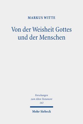 bokomslag Von der Weisheit Gottes und der Menschen