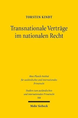 Transnationale Vertrge im nationalen Recht 1