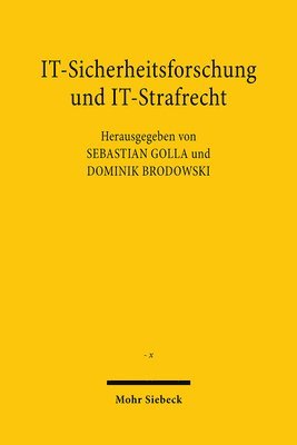 Sebastian Golla, Dominik Brodowski - IT-Sicherheitsforschung und IT-Strafrecht, Häftad