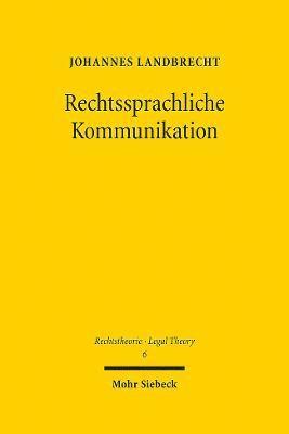 Rechtssprachliche Kommunikation 1