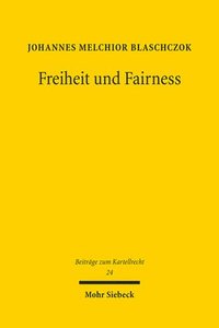 bokomslag Freiheit und Fairness