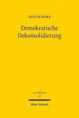 bokomslag Demokratische Dekonsolidierung