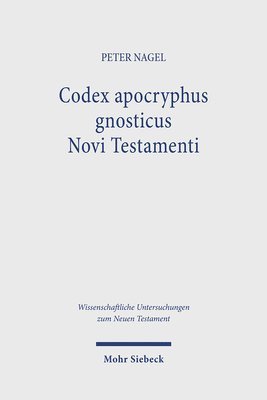 bokomslag Codex apocryphus gnosticus Novi Testamenti