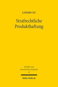 bokomslag Strafrechtliche Produkthaftung