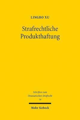 Strafrechtliche Produkthaftung 1