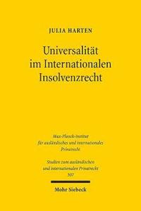 bokomslag Universalitt im Internationalen Insolvenzrecht