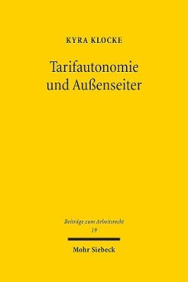 Tarifautonomie und Auenseiter 1