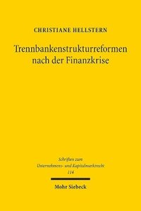 bokomslag Trennbankenstrukturreformen nach der Finanzkrise