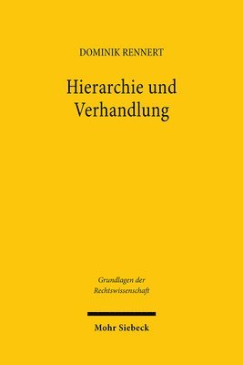 bokomslag Hierarchie und Verhandlung