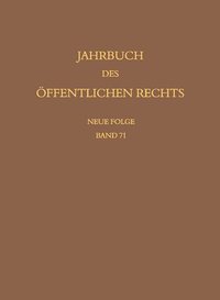 bokomslag Jahrbuch des ffentlichen Rechts der Gegenwart. Neue Folge