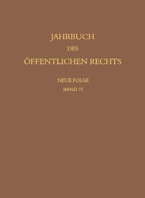 Jahrbuch des ffentlichen Rechts der Gegenwart. Neue Folge 1