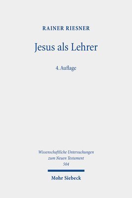 bokomslag Jesus als Lehrer