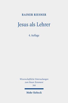 bokomslag Jesus als Lehrer