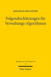 bokomslag Folgenabschätzungen für Verwaltungs-Algorithmen