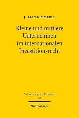 Kleine und mittlere Unternehmen im internationalen Investitionsrecht 1
