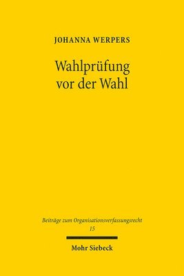 Wahlprfung vor der Wahl 1