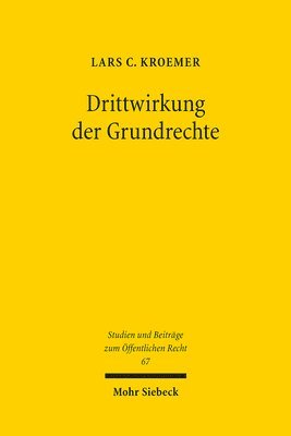 bokomslag Drittwirkung der Grundrechte