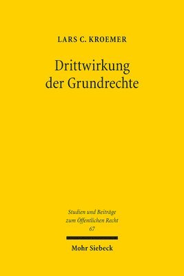 bokomslag Drittwirkung der Grundrechte