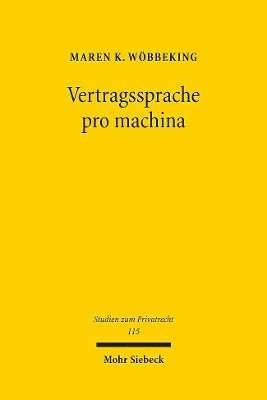 Maren K. Wöbbeking, Maren K. Wobbeking - Vertragssprache pro machina, Häftad