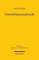 Philipp Kleiner - Umweltfinanzmarktrecht, Häftad