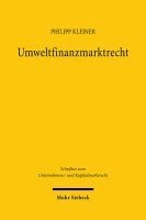 Umweltfinanzmarktrecht 1