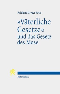 bokomslag &quot;Vterliche Gesetze&quot; und das Gesetz des Mose