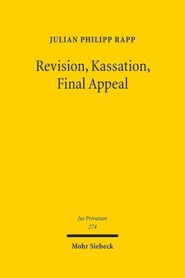 bokomslag Revision, Kassation, Final Appeal