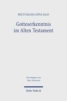 bokomslag Gotteserkenntnis im Alten Testament