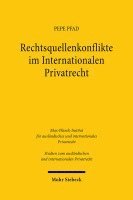 bokomslag uellenkonflikte im Internationalen Privatrecht