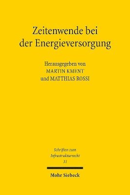 bokomslag Zeitenwende bei der Energieversorgung