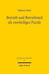 bokomslag Vogt, T: Betrieb und Betriebsteil als zweiteiliges Puzzle