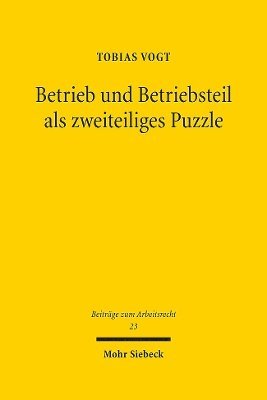 Betrieb und Betriebsteil als zweiteiliges Puzzle