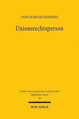 bokomslag Unionsrechtsperson