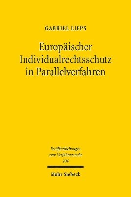 bokomslag Europischer Individualrechtsschutz in Parallelverfahren