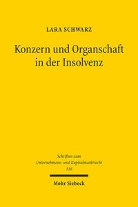 bokomslag Konzern und Organschaft in der Insolvenz