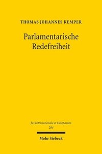 bokomslag Parlamentarische Redefreiheit
