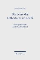 bokomslag Die Lehre des Luthertums im Abri