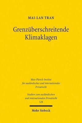 bokomslag Grenzüberschreitende Klimaklagen