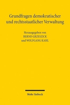 bokomslag Grundfragen demokratischer und rechtsstaatlicher Verwaltung