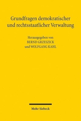 bokomslag Grundfragen demokratischer und rechtsstaatlicher Verwaltung