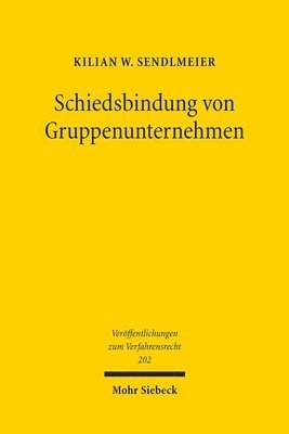 bokomslag Schiedsbindung von Gruppenunternehmen